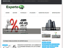 Tablet Screenshot of expertoblog.com